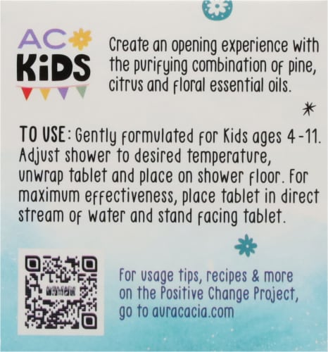 Aura Cacia® Kids Shower Steamers Perspective: back