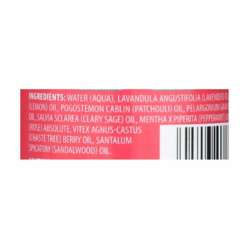 Aura Cacia Cool Hottie Essential Oil Mist Perspective: back