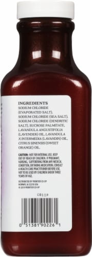 Aura Cacia Relaxing Lavender Shower Salt Perspective: back