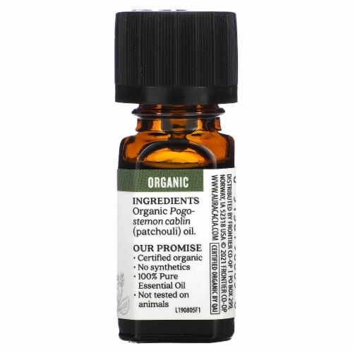 Aura Cacia Organic Patchouli Oil Perspective: back