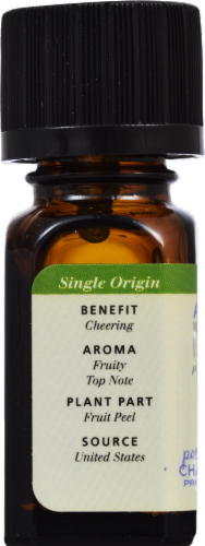 Aura Cacia Organic Sweet Orange Oil Perspective: back