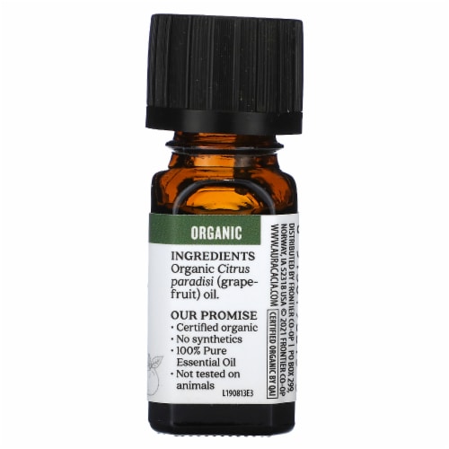 Aura Cacia Organic Grapefruit Oil Perspective: back