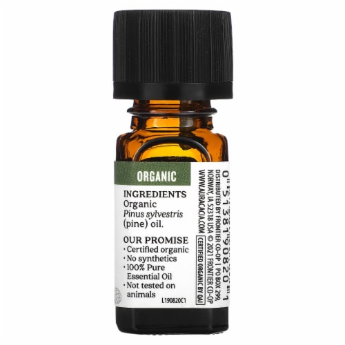 Aura Cacia Pure Essential Oil Organic Pine - 0.25 fl oz (7.4 ml) Perspective: back