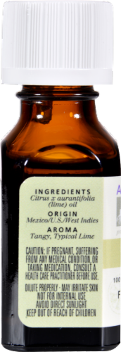 Aura Cacia Lime Essential Oil Perspective: back