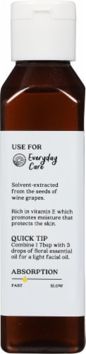 Aura Cacia Grapeseed Skin Care Oil Perspective: back