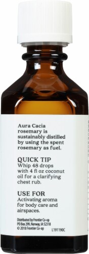 Aura Cacia Essential Rosemary Oil Perspective: back