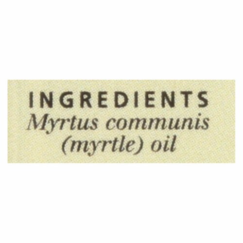 Aura Cacia Elevating Myrtle Pure Essential Oil Perspective: back