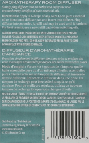 Aura Cacia Aromatherapy Room Diffuser Perspective: back