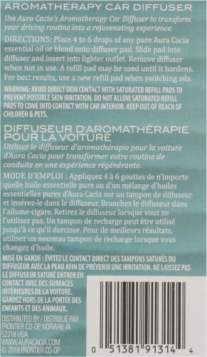 Aura Cacia® Aromatherapy Car Diffuser Perspective: back