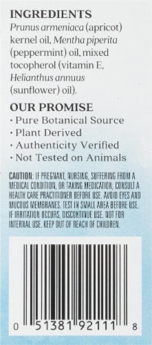 Aura Cacia Peppermint Essential Oil Roll On Perspective: back