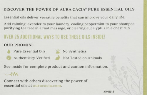 Aura Cacia® Essential Oil Discovery Kit Perspective: back