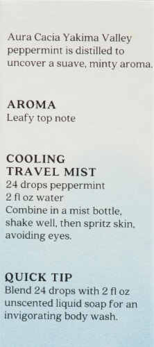 Aura Cacia Cooling Essential Oil Perspective: back