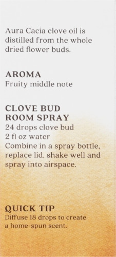 Aura Cacia Clove Bud, Boxed (1.5 in) Perspective: back