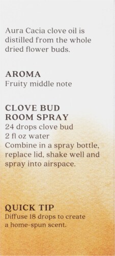 Aura Cacia Clove Bud, Boxed (1.5 in) Perspective: back