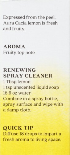 Aura Cacia Renewing Essential Oil Perspective: back