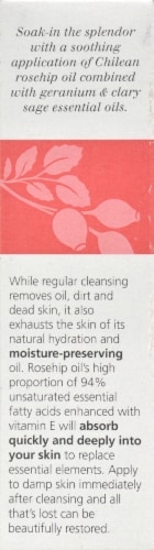 Aura Cacia Deep Rosehip Facial Oil Serum Perspective: back