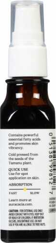 Aura Cacia Organic Tamanu Oil Perspective: back