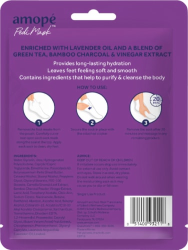 Amope Lavender Pedimask™ Perspective: back