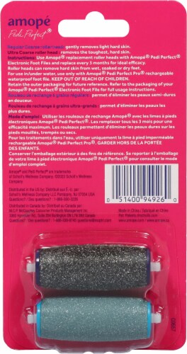 Amope Pedi Perfect Electronic Foot File Refills Perspective: back