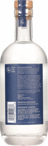 Ten To One White Rum Perspective: back
