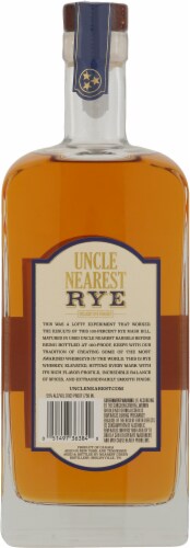 Uncle Nearest Rye Whiskey Perspective: back