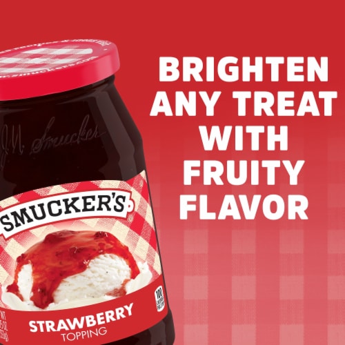 Smucker's Strawberry Topping Perspective: back