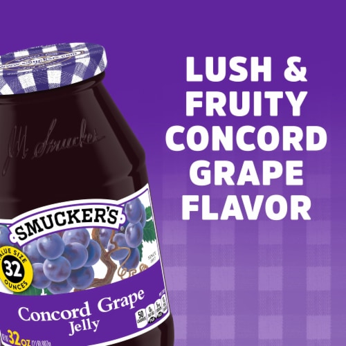 Smucker's Concord Grape Jelly Perspective: back