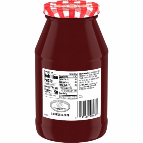 Smucker's® Strawberry Jam Perspective: back