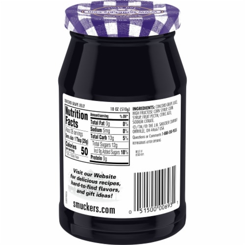 Smucker's® Concord Grape Jelly Spread Perspective: back