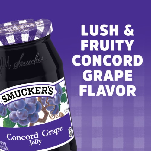 Smucker's Concord Grape Jelly Perspective: back