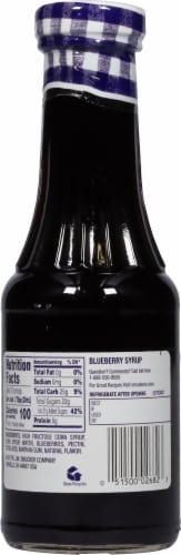 Smuckers® Blueberry Syrup Perspective: back
