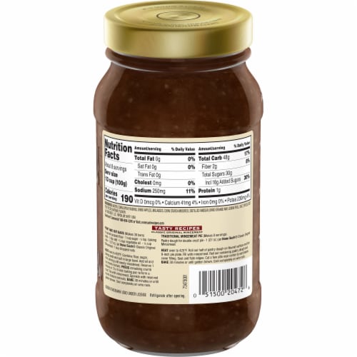 Borden None Such Classic Original Mincemeat Perspective: back