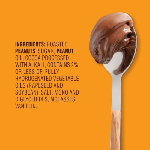 Jif Peanut Butter & Chocolate Flavored Spread Perspective: back