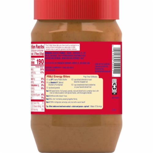Jif® Creamy Peanut Butter Perspective: back