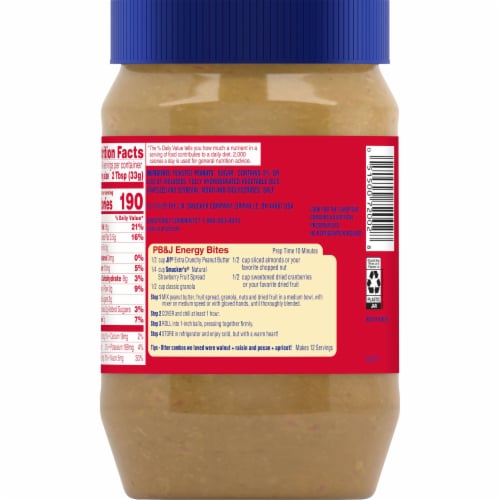 Jif® Extra Crunchy Peanut Butter Perspective: back