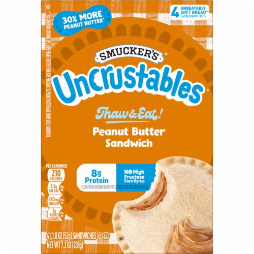 Smucker's® Peanut Butter Uncrustables® Perspective: back