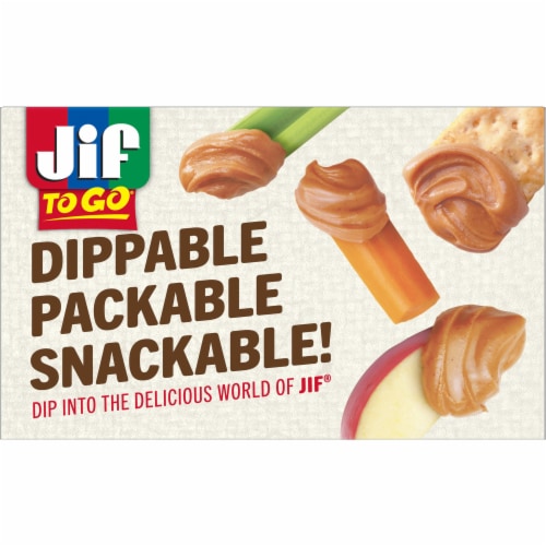 Jif To Go® Natural Peanut Butter Snack Cups Perspective: back