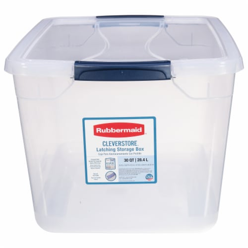 Rubbermaid Cleverstore 71 qt. Latching Plastic Storage Container