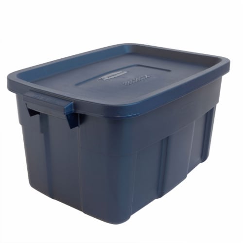 Rubbermaid Roughneck Storage Box with Lid - Indigo, 1 - Fred Meyer