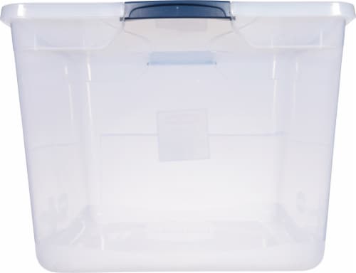 Rubbermaid® Cleverstore™ Latching Storage Tote Perspective: back