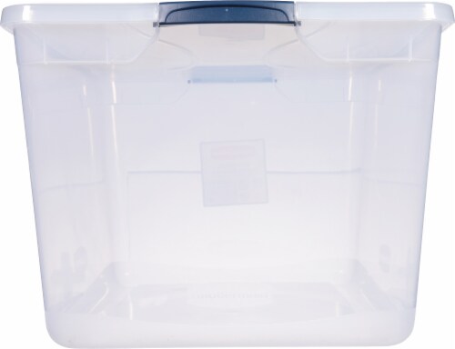 Rubbermaid® Cleverstore™ Latching Storage Tote Perspective: back