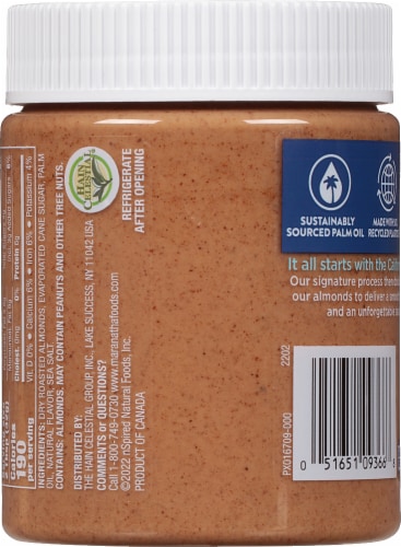 Maranatha Creamy Coconut Almond Butter Perspective: back