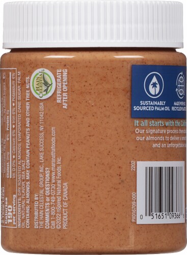 Maranatha® Creamy Coconut Almond Butter Perspective: back