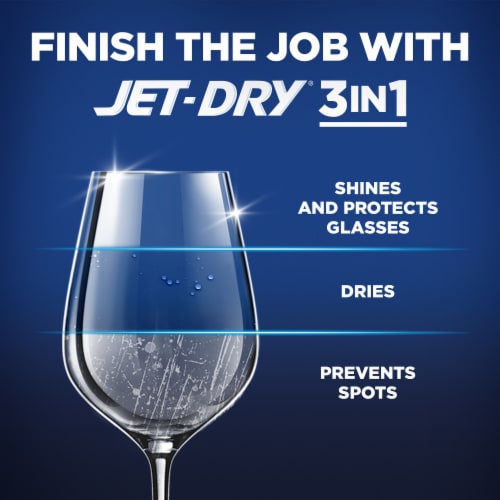 Finish Jet Dry Rinse Aid, Dishwasher Drying Agent Perspective: back