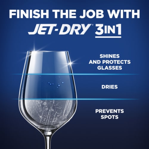 Finish Jet-Dry Rinse Aid, Dishwasher Rinse Agent and Drying Agent