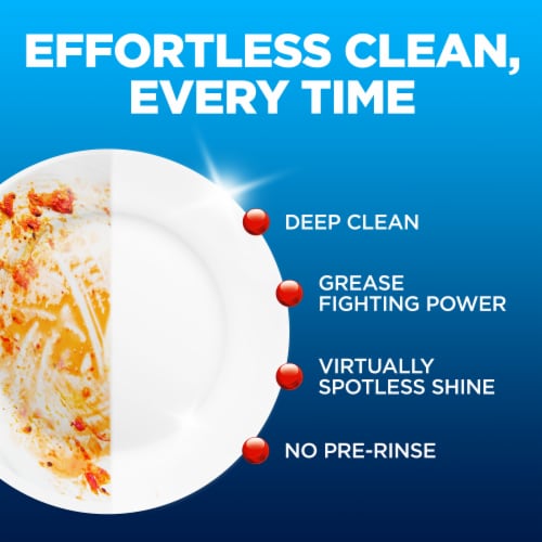 Finish Power Dishwasher Detergent, Premium Dishwashing Tablets Perspective: back