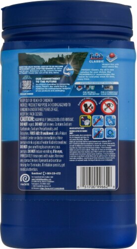 Finish® Powerball Classic Dishwashing Detergent Tablets Perspective: back