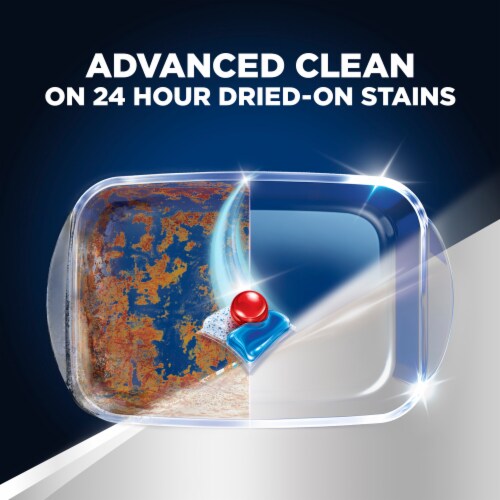 Finish Quantum Dishwasher Detergent, Premium Dishwashing Tablets Perspective: back