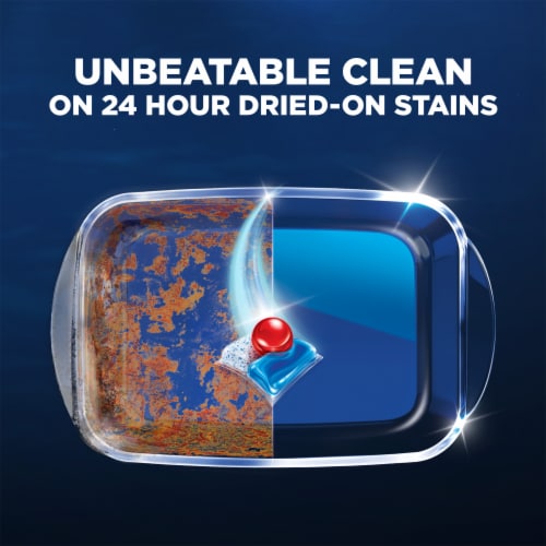 Finish Quantum Dishwasher Detergent Pods Perspective: back