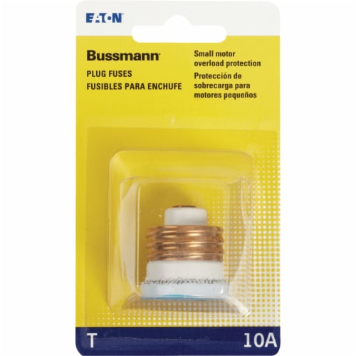 Bussmann® 10A Plug Fuse Perspective: back